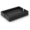 Zack zeepschaal Potes zwart rvs - staand - 40537