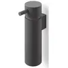 Zack Manola wand lotiondispenser 5x16.5cm RVS zwart