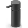 Zack zeepdispenser Manola zwart rvs - 130 ml - staand - 40559