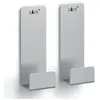 ZACK Potes zelfklevende handdoekhaken 7cm 2 stuks geborsteld RVS