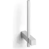 Zack Carvo reserverolhouder 2,3x19,5x10cm Mat Gesatineerd RVS