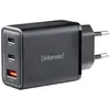 Intenso Power Adapter W65ACC GaN (65 W), Chargeur USB, Noir