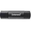 Intenso USB Stick Flex Line 64GB USB 3.2 GEN 1X1 Black (64 Go, USB-A, ...