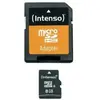Carte MicroSDHC Class 4 - INTENSO - 8Go - Compatible avec les appareil...