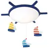 Niermann Standby Plafonnier Voilier Pour Chambre D'enfant