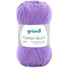 Gründl Laine "Cotton Quick uni, Fil + laine, Violet
