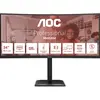 AOC CU34E4CV (3440 x 1440 pixels, 34"), Moniteur, Noir