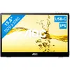 AOC Écran tactile portable avec 16 pouces, processeur performant et design élégant.