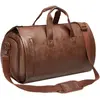 Sac de voyage à vêtementssac de voyage en cuir PU avec compartiment à ...