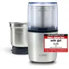 Moulin électrique - CASO - Compact - Acier inoxydable - 200W - 90g de café