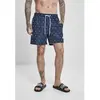Urban Classics - Pattern Skull and Yacht Zwemshorts - 2XL - Blauw