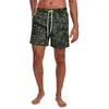 Urban Classics - Paisley Zwemshorts - 2XL - Zwart/Groen