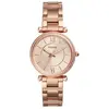 Montre Femme - FOSSIL - Carlie - 35 mm - Quartz - Bracelet Acier