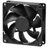Sunon Ventilateur DC 12V xx RoHS (92 mm, 1x), Ventilateur PC, Noir