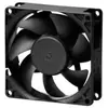 Sunon Ventilateur DC 24V xx RoHS (80 mm, 1 x), Ventilateur PC, Noir