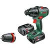 Bosch Perceuse à percussion sans fil AdvancedImpact 18 vert/noir, 2x batteries Li-ion 1,5Ah, coffret, POWER FOR ALL ALLIANCE Leistung/Span