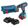 Bosch Professional Tournevis électrique Sans Fil Gsb 18v-45 + 3x4ahpc + Gal18v-40+lc