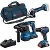 Bosch - Pack 3 outils 18V gsr 18V-55 + gws 18V-7 + gbh 18V-22 0615A50035