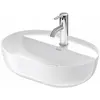 Vasque à poser - DURAVIT - Luv - 50x40cm - Sans trop-plein - Avec robi...