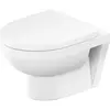 DURAVIT Pack cuvette suspendue N°1 RIMLESS COMPACT 480 mm - Pack WC suspendu Compact Rimless. Cuvette suspendue sans bride avec abattant so