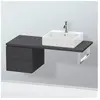 Duravit, Meuble sous-lavabo, L-Cube Meuble bas pour console, 2 tiroirs...