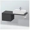 Duravit, Meuble sous-lavabo, L-Cube Meuble bas pour console, 1 tiroir,...