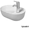 Duravit, Lavabo, Vasque à poser LUV o ÜL m HLB 420x270mm latéral 1 HL ...