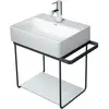 Duravit, Accessoires pour meubles de salle de bains, Insert en verre D...