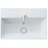 Duravit, Lavabo, Lave-mains DURASQUARE sans cuvette avec cuvette fermé...
