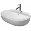 Duravit Luv Intro Opzetwastafel Met Kraangat 60x40x14 cm Ovaal Keramie...
