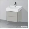 Duravit, Meuble sous-lavabo, XSquare meuble-lavabo mural 48,4x46,0 cm,...