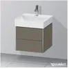 Duravit, Meuble sous-lavabo, XSquare meuble-lavabo mural 48,4x46,0 cm,...