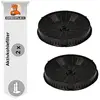 Whirlpool Drehflex Lot de 2 filtres à charbon actif compatibles avec d...