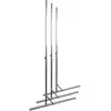 Dönges, Brise-vue, Kit de supports pour brise-vue, 150 x 20 cm (150 cm...