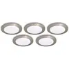 Hera, Applique + plafonnier, Lot de 5 lampes LED encastrées