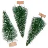 Lot de 3 sapins de Noël en bois vert 7 cm - Rico Design