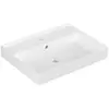 Villeroy & Boch Wastafel 600x470 mm, met overloop, met kraangat, alpine wit