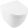 Villeroy & Boch, Cuvette toilettes + bidet, Subway 2.0 lavé WC planche...