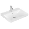Villeroy & Boch Avento meubelwastafel 60x47 cm met 1 kraangat met over...