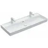 Villeroy & Boch Meubelwastafel 1200x470 mm, met overloop, 2 kraangaten, alpine wit
