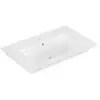 Venticello Plan de toilette 800 x 500 x 165 mm Blanc avec trop-plein -...