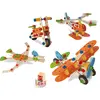 Smoby Heros - 100039031 - constructor avion 85 pcs - beige