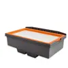 Menzer - Filtre Plissé Plat pes avec Cadre pour Aspirateur Industriel vcm 530 / 550 pro Wood