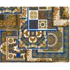 DIERENPRINT MET KLASSIEK BAROK BEHANG - Blauw Wit Goud - AS Creation V...