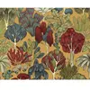 DOODLE DESIGN BOMEN BEHANG | Retro - meerkleurig mosterdgeel - "Archit...