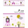 HOME MAISON PRINSESSEN BEHANGRAND | Kinderkamer - meerkleurig roze - A.S. Création Only Borders