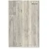DEKORA Papier Peint imitation "Planches Cloutées" - Gris - 10 x 0,53 m