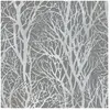 AS CREATION Arbre des Branches papier peint gris foncé et argent - CRÉATION 30094-3