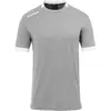 Kempa Player Shirt Kind Donker Grijs Melange-Wit Maat 164