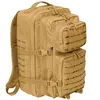 Brandit US Cooper Lasercut L Rugzak, beige voor man